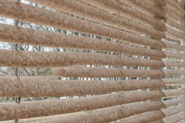 Custom window blinds installation
